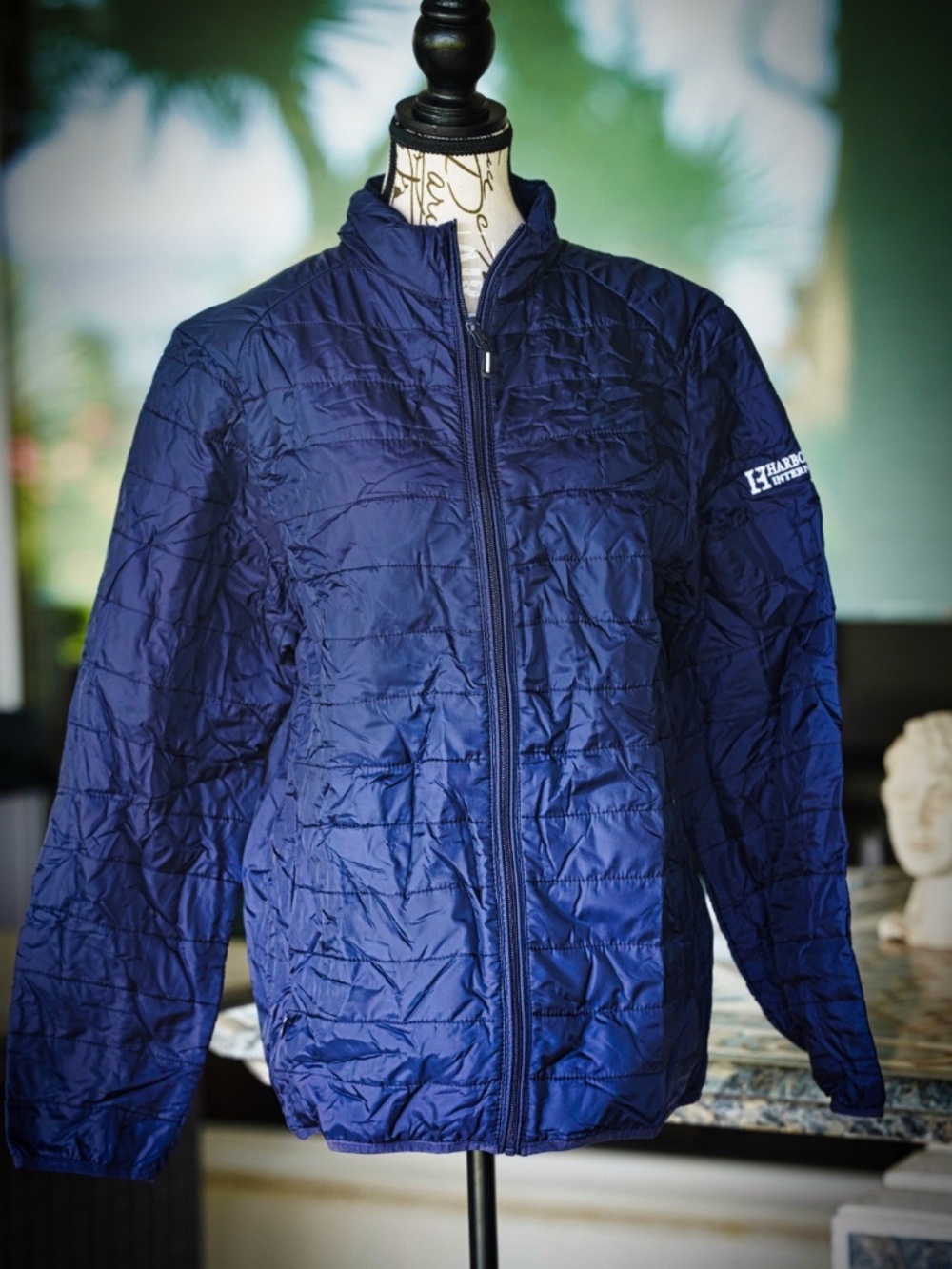 Core 365 Warm Logik Quilted Packable Jacket – Navy Blue, Size Medium